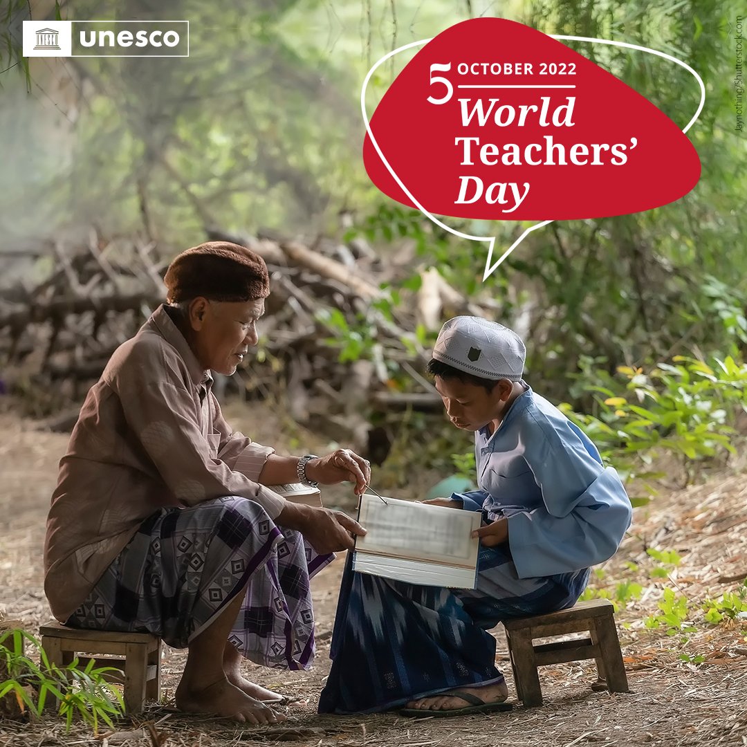 World Teachers Day 2022, 5th October, Supporting and Celebrating Teachers