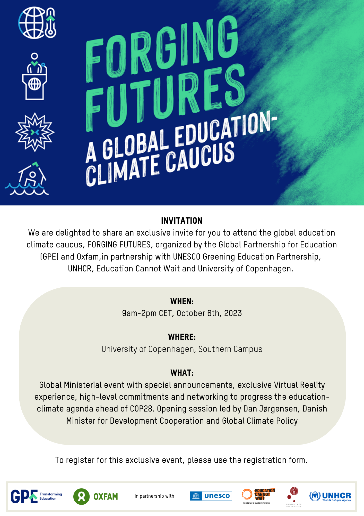 Closed: Forging Futures – a Global Climate Education Event